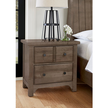Cool Farmhouse 2-Drawer Nightstand