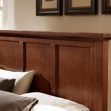 Twin Mansion Bed in Cherry Finish