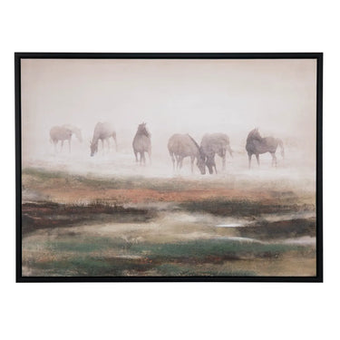 Grazing Stallions
