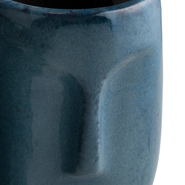 Facetime Vases-Blue (Set Of 2)