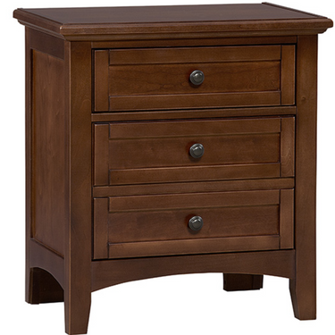 2-Drawer Nightstand in Cherry Finish