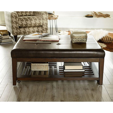 Hidden Treasures  Rectangular Cocktail Ottoman