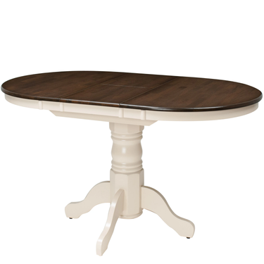 42" Round Top Table w/1-15" Butterfly Leaf