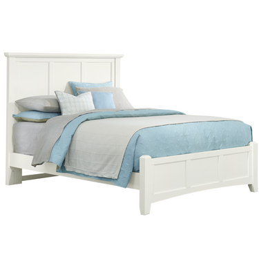 Full Size Mansion Bed in White Finish