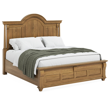 Bartlett's Island King Arched Panel Bed
