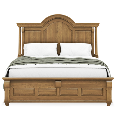 Bartlett's Island King Arched Panel Bed