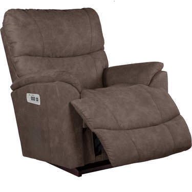 Trouper Power Rocker Recliner With Power Headrest And Wireless Remote In Mink