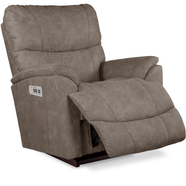 Trouper Power Rocker Recliner With Power Headrest And Wireless Remote In Sable