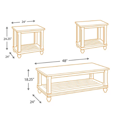 Mallacar Table (Set Of 3)