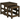 NYLES RECTANGULAR NESTING END TABLE