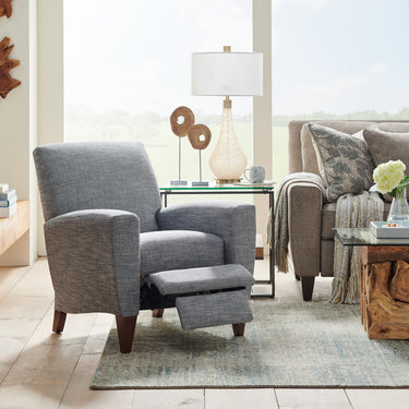 Scarlett High Leg Recliner In Indigo