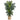 6.5' GOLDEN CANE ARTIFICIAL PALM TREE IN HANDMADE NATURAL COTTON MULTICOLORED WOVEN PLANTER