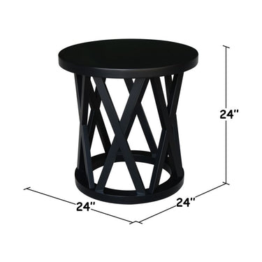 Ceylon Round End Table