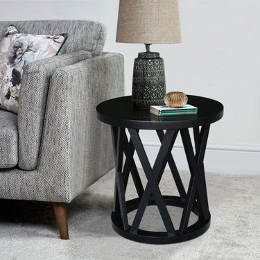 Ceylon Round End Table