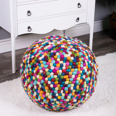Felicity Multicolor Pouf