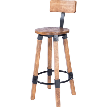 Industrial Chic Pub Table and 4 Stools