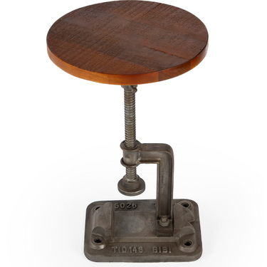 Metal Works Accent Table