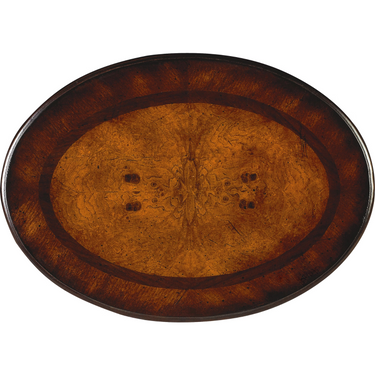 Plantation Cherry Oval Side Table