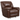 Plush Leather Gliding Recliner