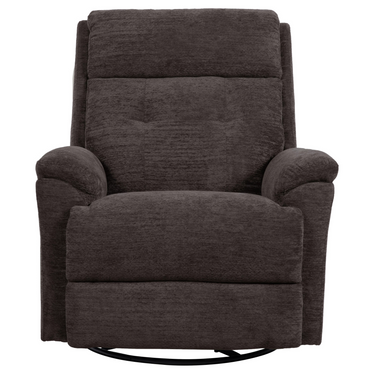 Sophisticated Power Swivel Gliding Recliner with Adjustable Headrest & Lumbar