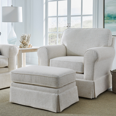 Skirted Ottoman