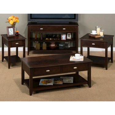 Merlot Sofa/Media Table