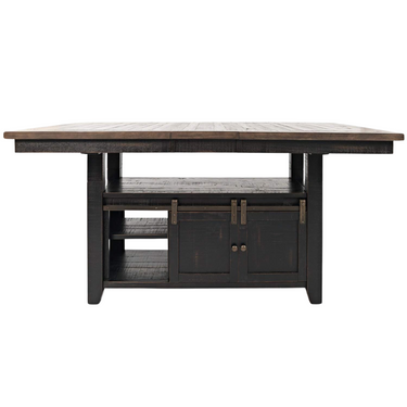 Madison County High/Low Dining Table with 1-12" Leaf