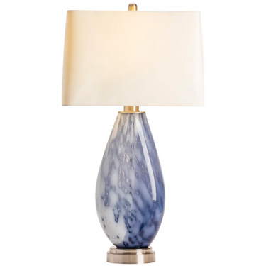 32.5" Glass Table Lamp