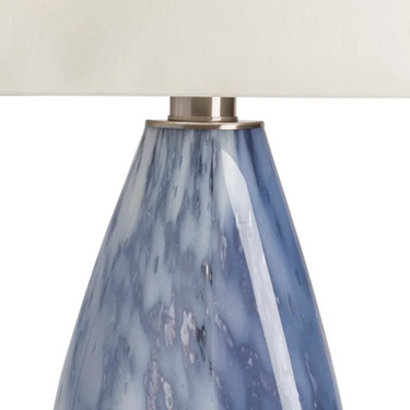 32.5" Glass Table Lamp