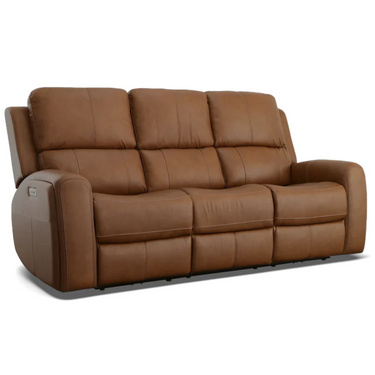 Linden Power Reclining Sofa With Adjustable Headrest And Lumbar