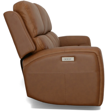 Linden Power Reclining Sofa With Adjustable Headrest And Lumbar