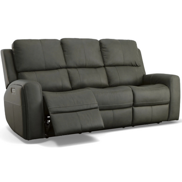 Linden Power Reclining Sofa With Adjustable Headrest And Lumbar