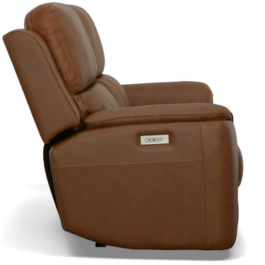 Henry Power Reclining Loveseat With Adjustable Headrest And Lumbar