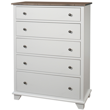 Portland 5 Drawer Chest - Wide