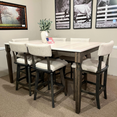 38" X 72" Counter Height Leg Table