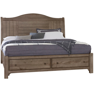 Cool Farmhouse King Storage Bed