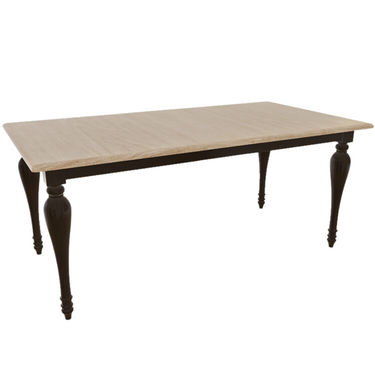 38" X 60" Rectangular Leg Table W/1-12" Leaf