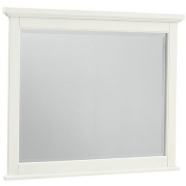Landscape Mirror in White Finish