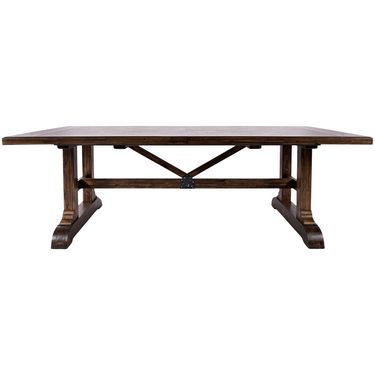 Bakersfield Dining Table In Medium Brown Finish
