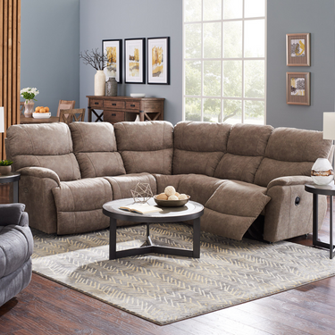 Trouper 3 Pc Reclining Sectional
