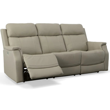 Easton Power Reclining Sofa With Adjustable Headrest And Lumbar Support
