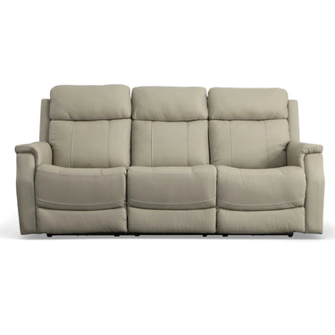 Easton Power Reclining Sofa With Adjustable Headrest And Lumbar Support